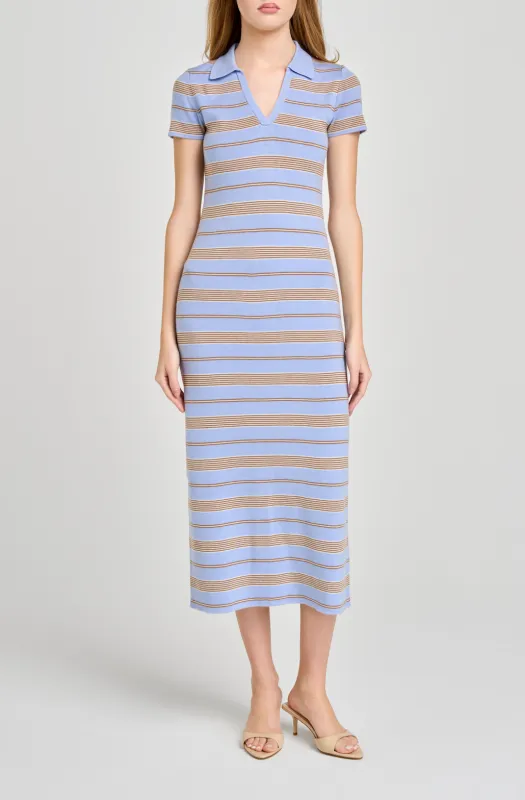 CARTER STRIPED SWEATER DRESS made by Wayf