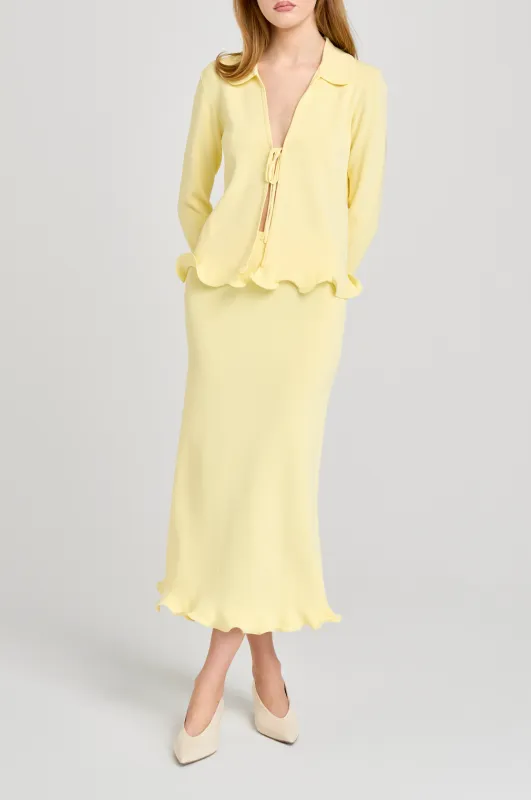 ISLA RUFFLE SKIRT sold by Wayf