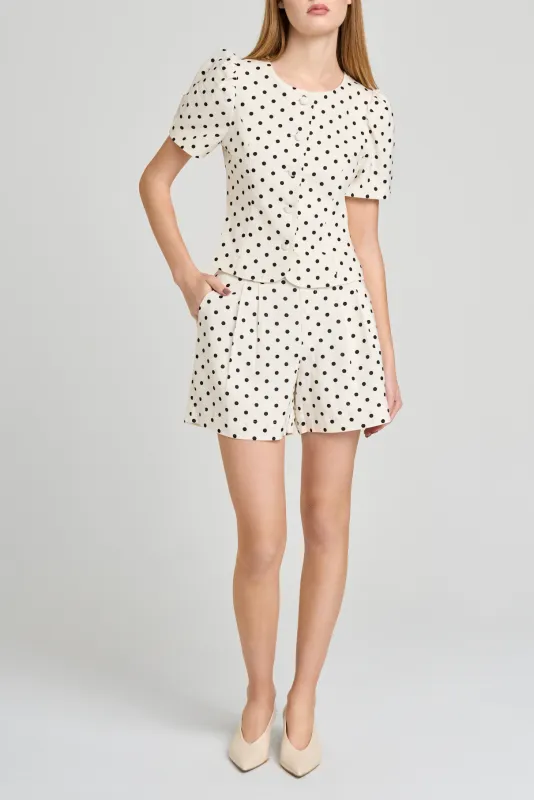 Arielle Pleated Shorts sold by Wayf