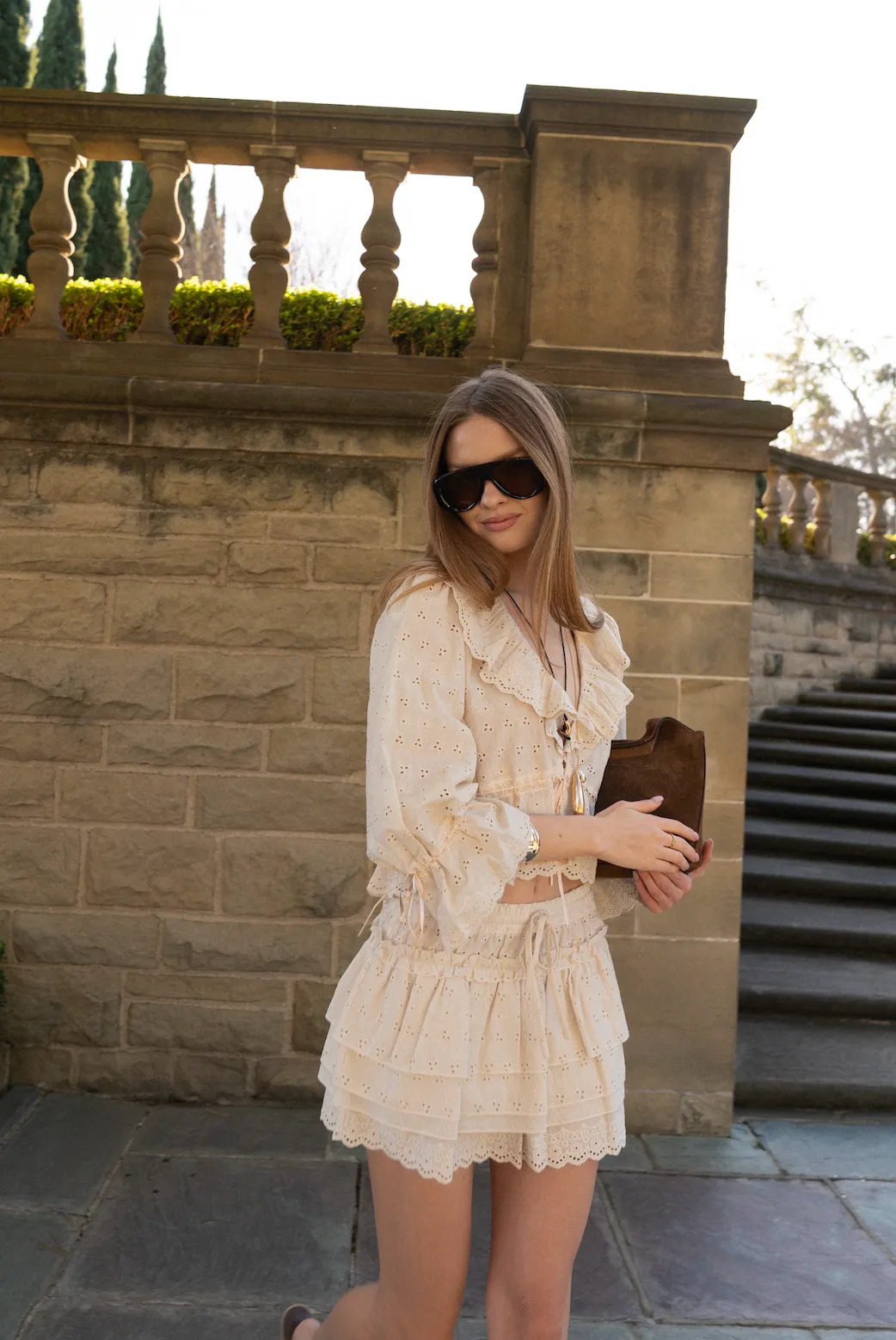 Sophia Ruffle Top sold by Wayf product image thumbnail 2