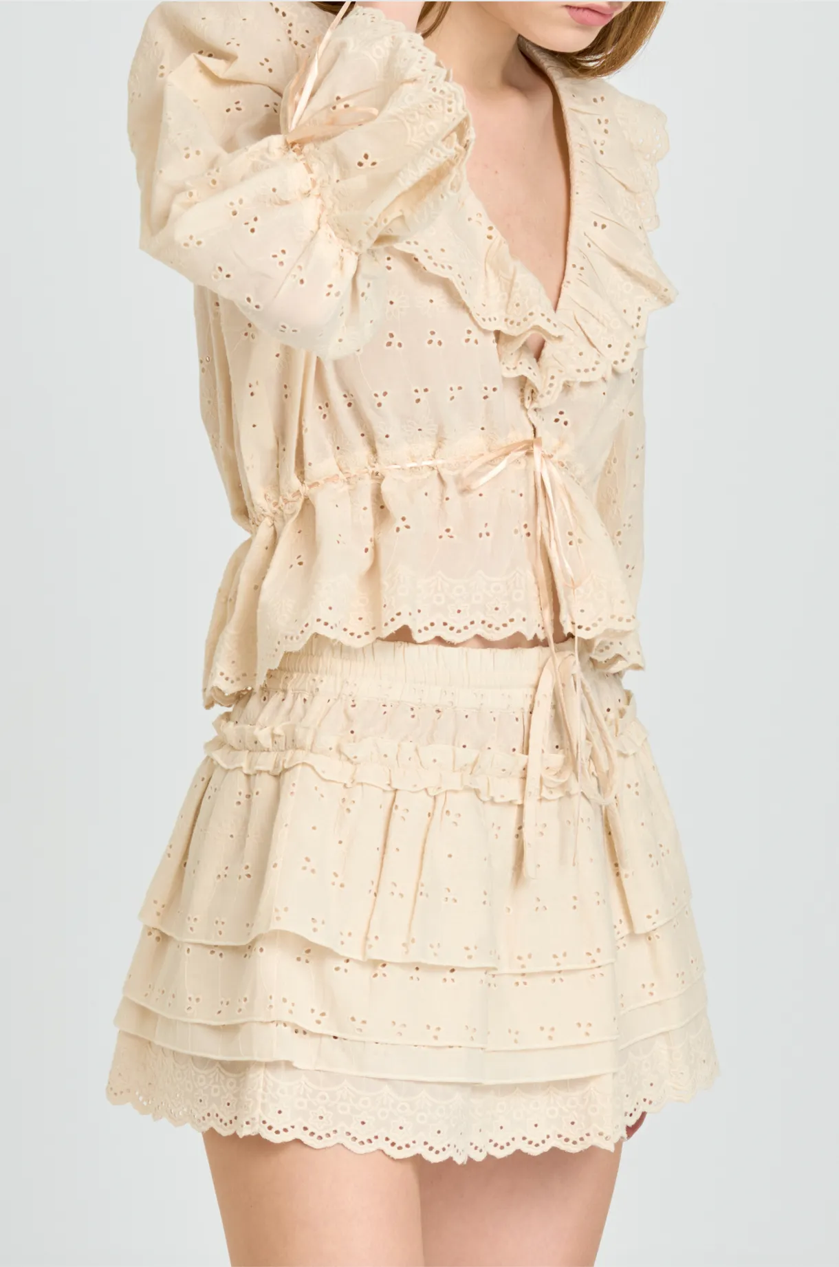 Sophia Ruffle Top sold by Wayf product image thumbnail 5