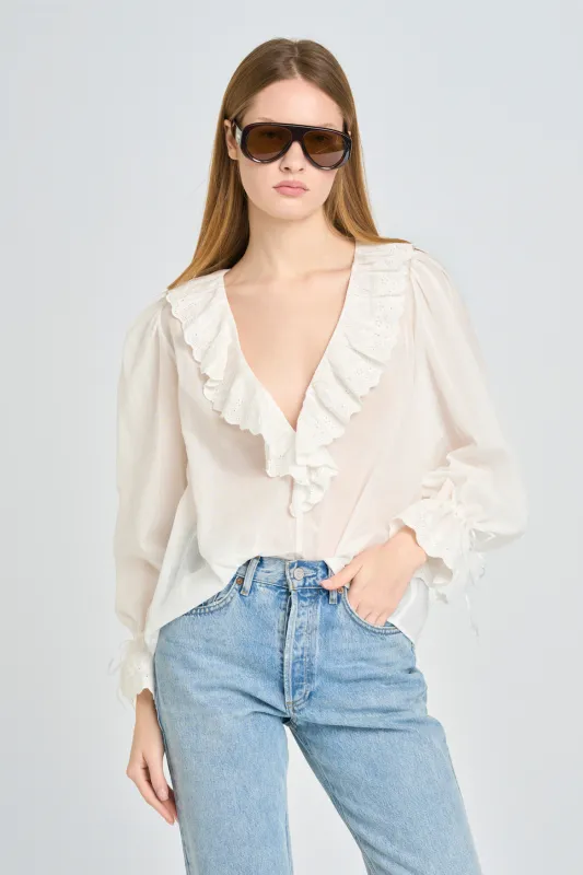 HELENA BLOUSE sold by Wayf