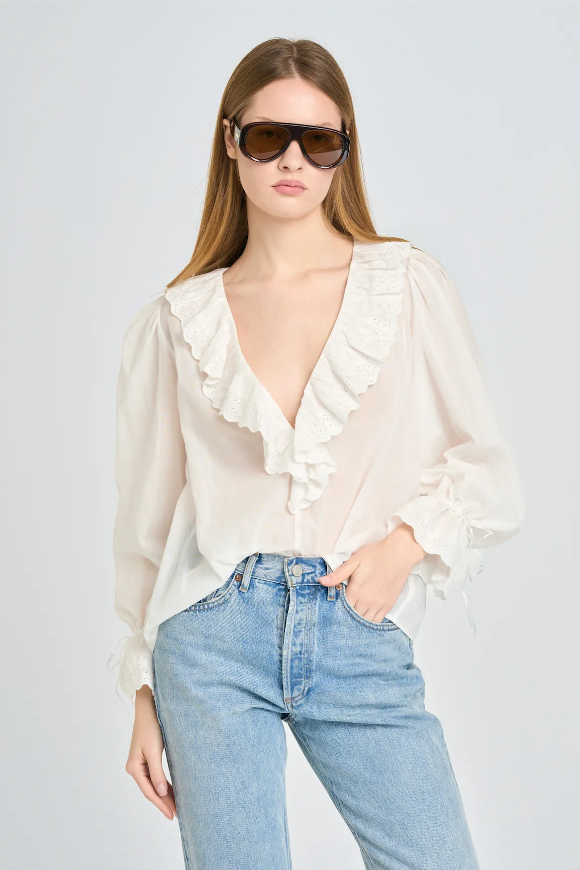 HELENA BLOUSE sold by Wayf