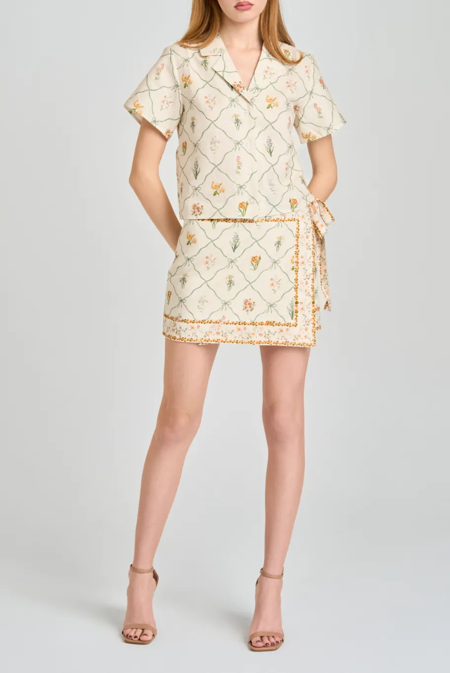 Amelia Wrap Skirt sold by Wayf product image thumbnail 2