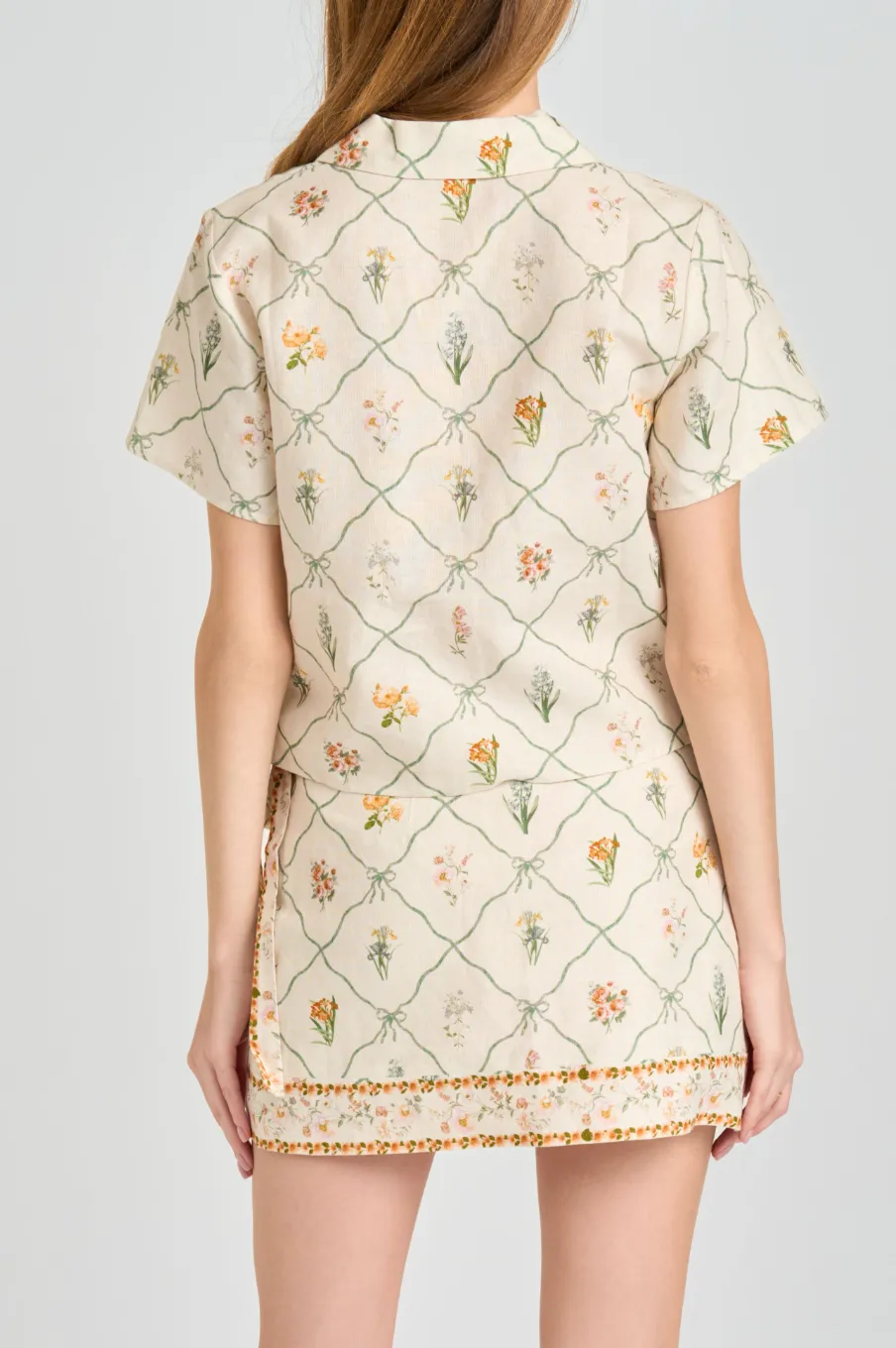 Amelia Wrap Skirt sold by Wayf product image thumbnail 4