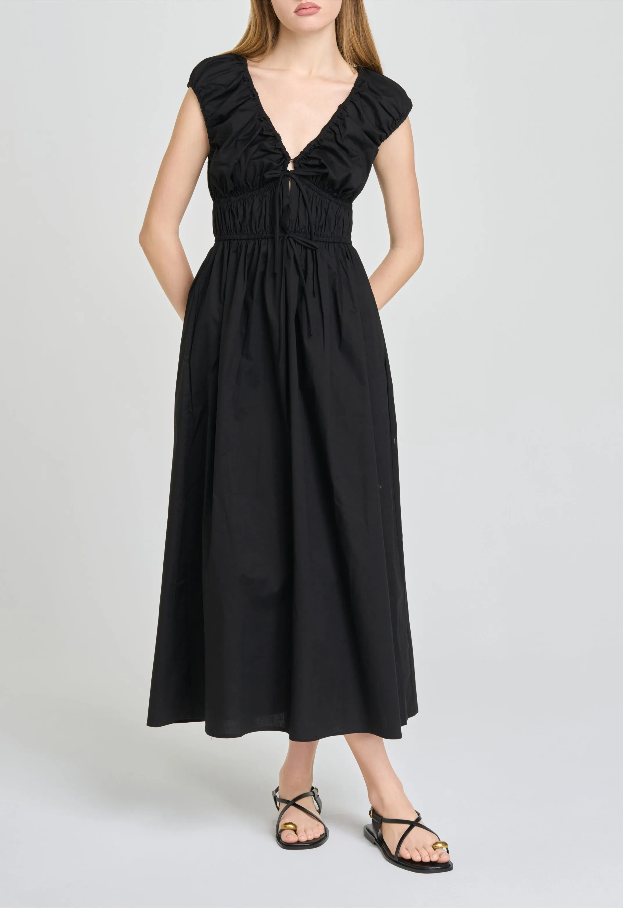 Liv Ruched Midi Dress sold by Wayf product image thumbnail 2