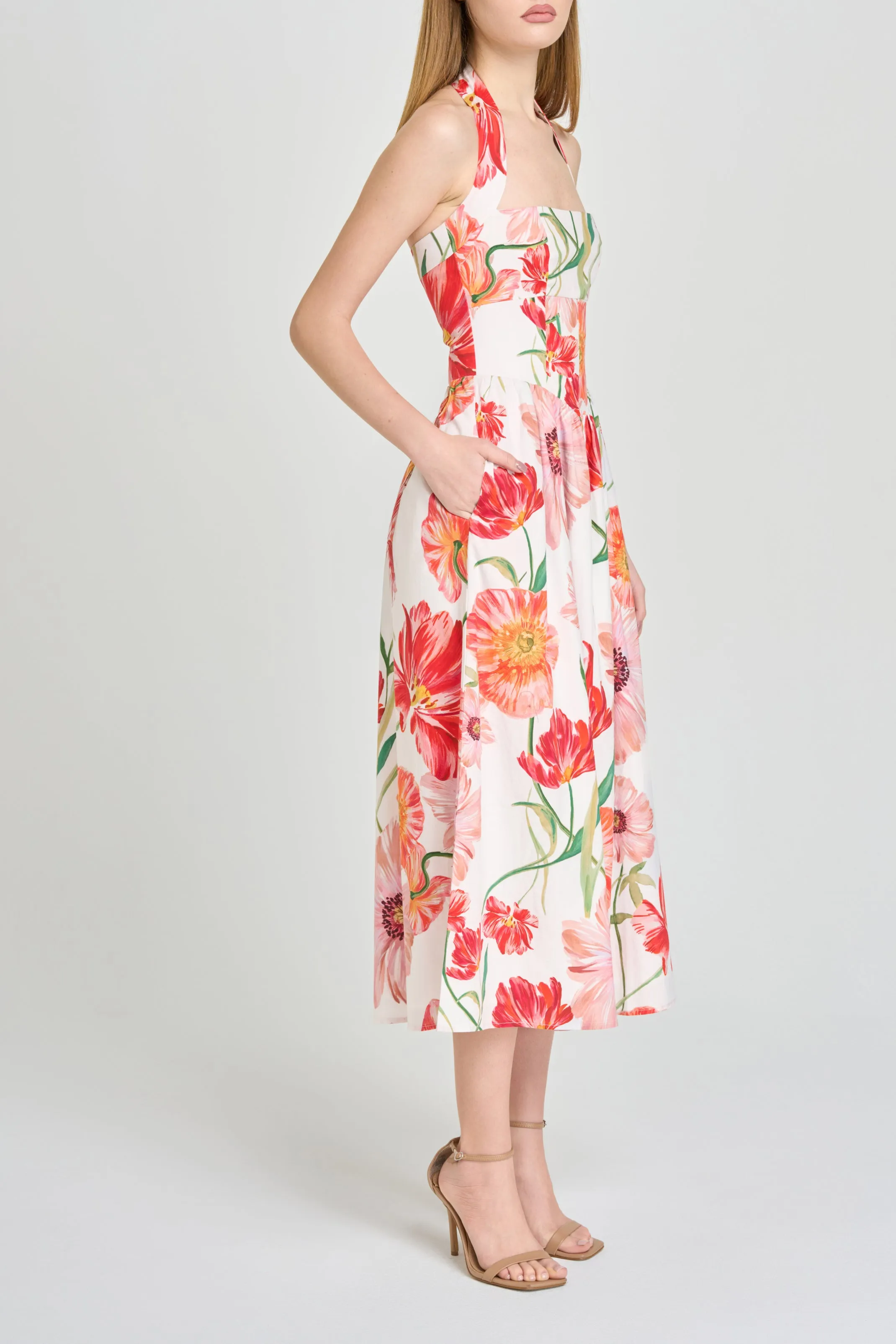 Camellia Halter Dress sold by Wayf product image thumbnail 4