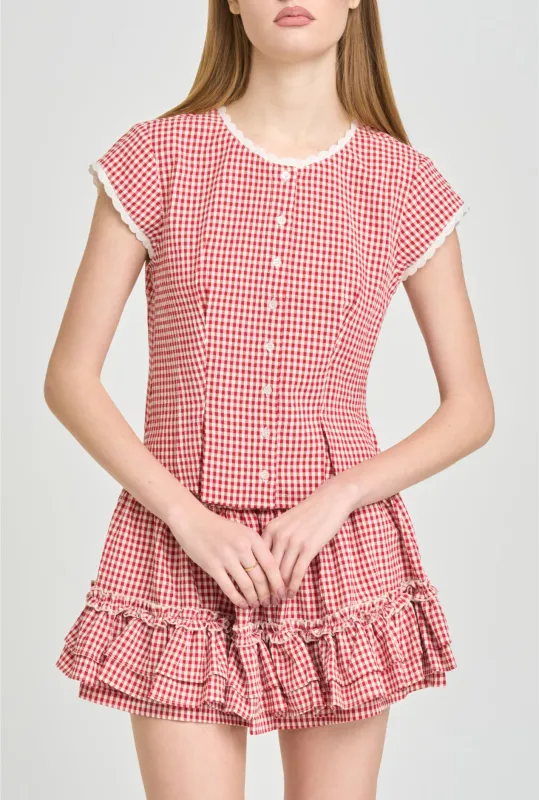 Aria Mini Skirt made by Wayf