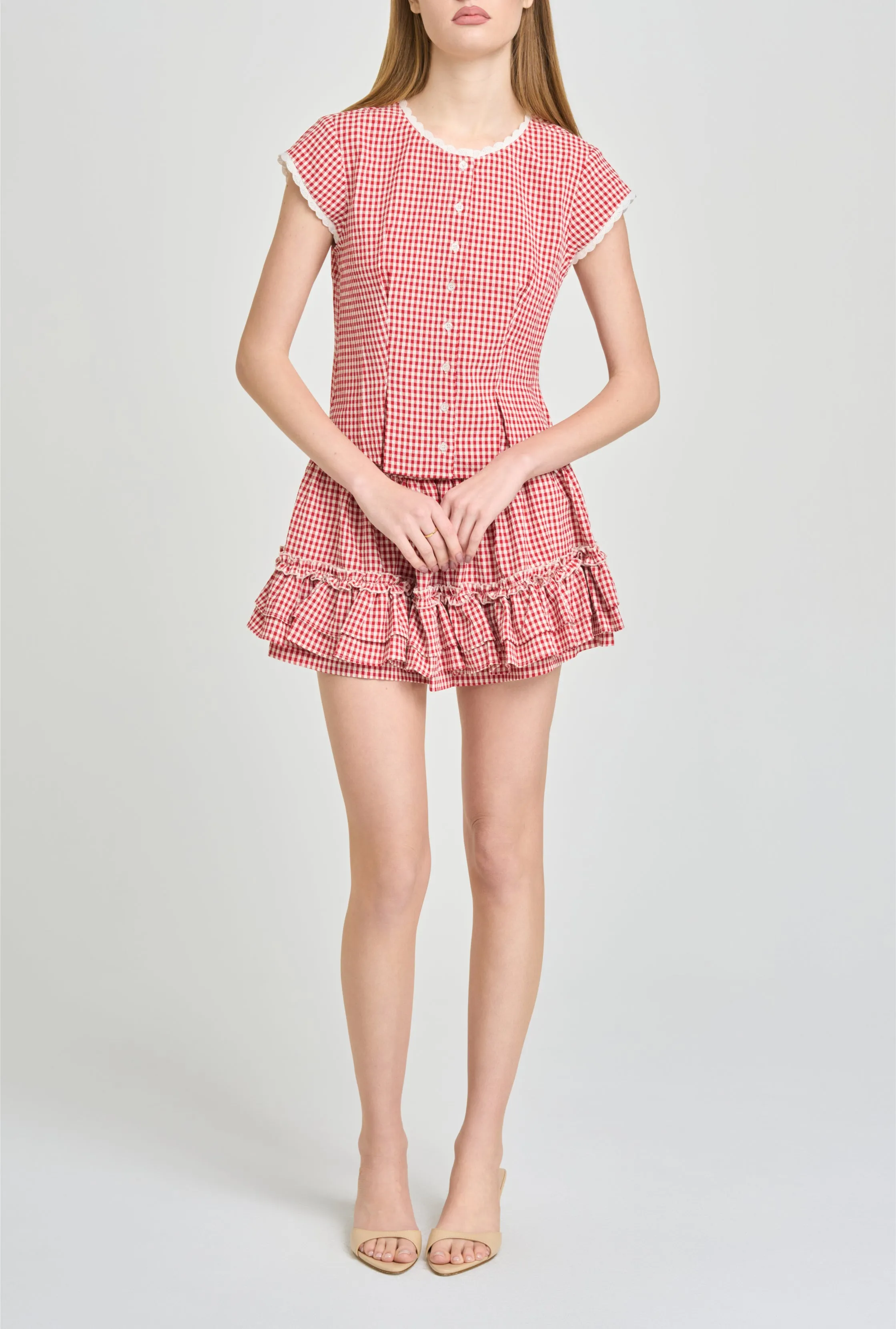 Aria Mini Skirt sold by Wayf product image thumbnail 2