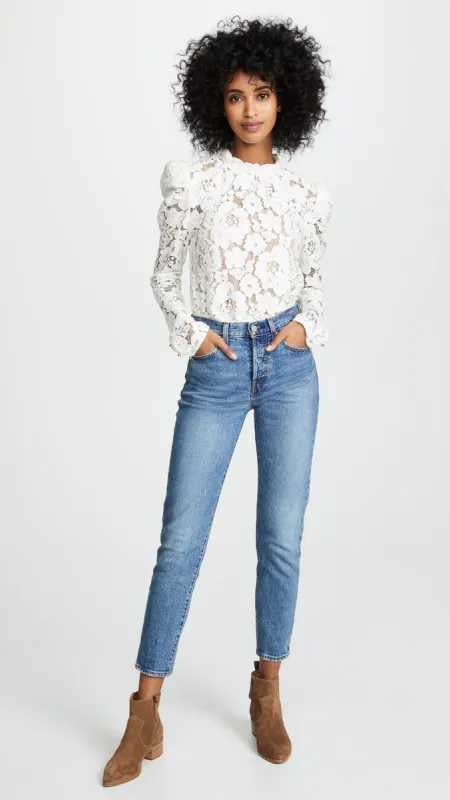 ERIKA PUFF SLEEVE TOP sold by Wayf