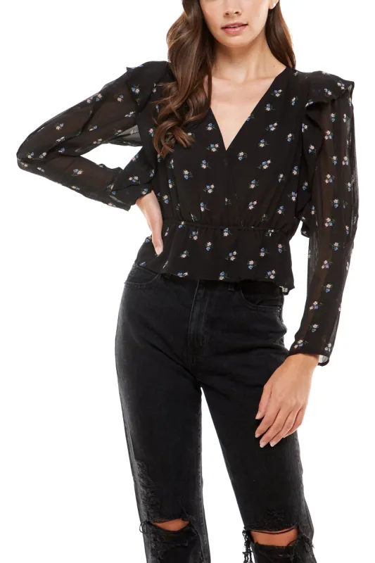 MISTI SURPLICE TOP sold by Wayf