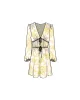 ANGELA RUCHED MINI DRESS sold by Wayf