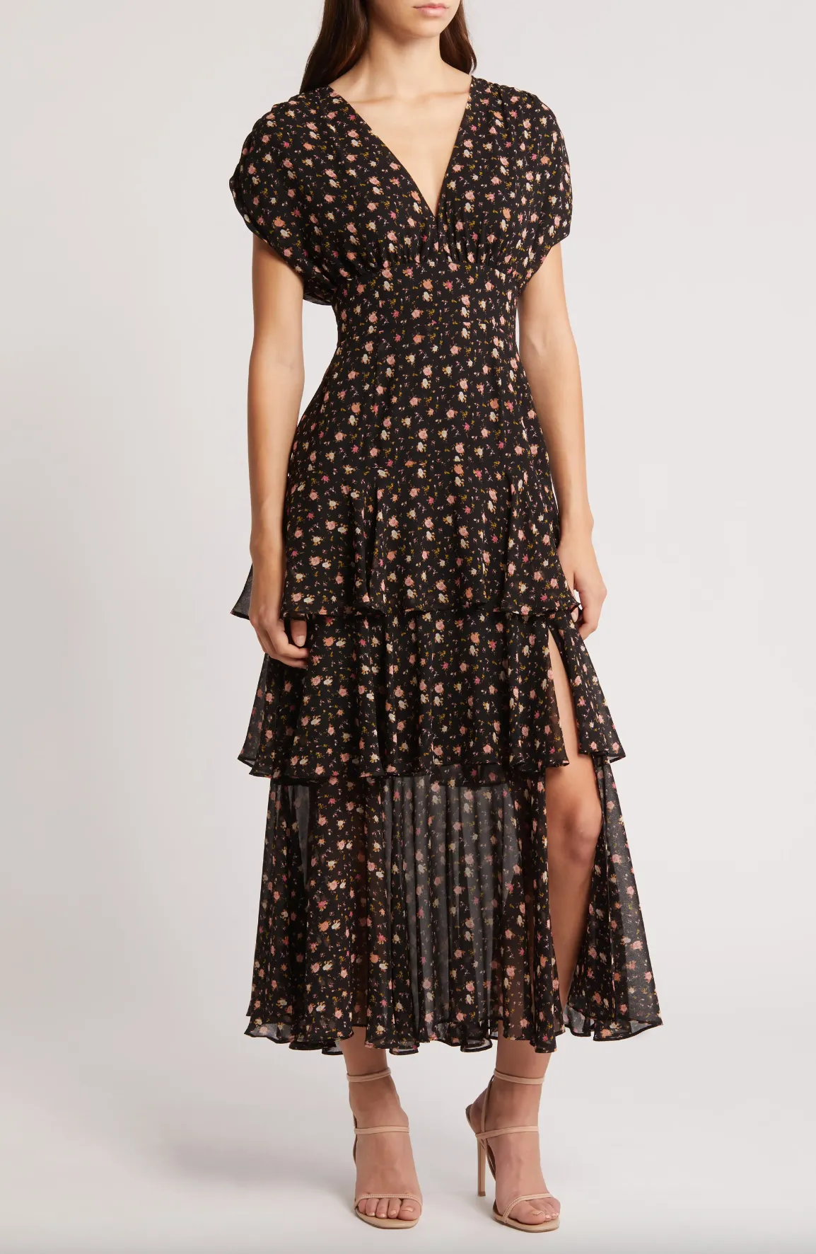 TIERED MIDI DRESS sold by Wayf