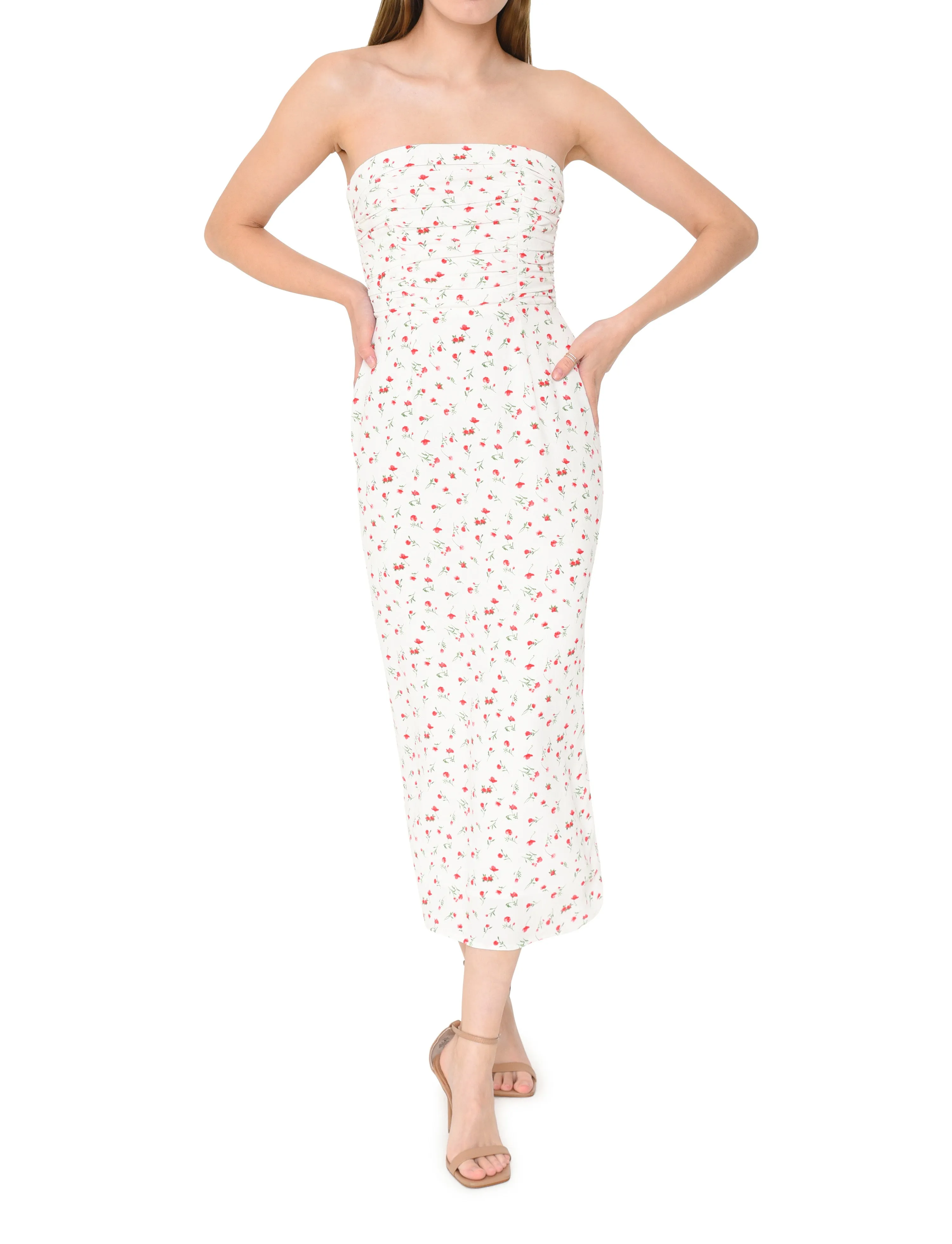 BIRDIE STRAPLESS DRESS sold by Wayf product image thumbnail 5