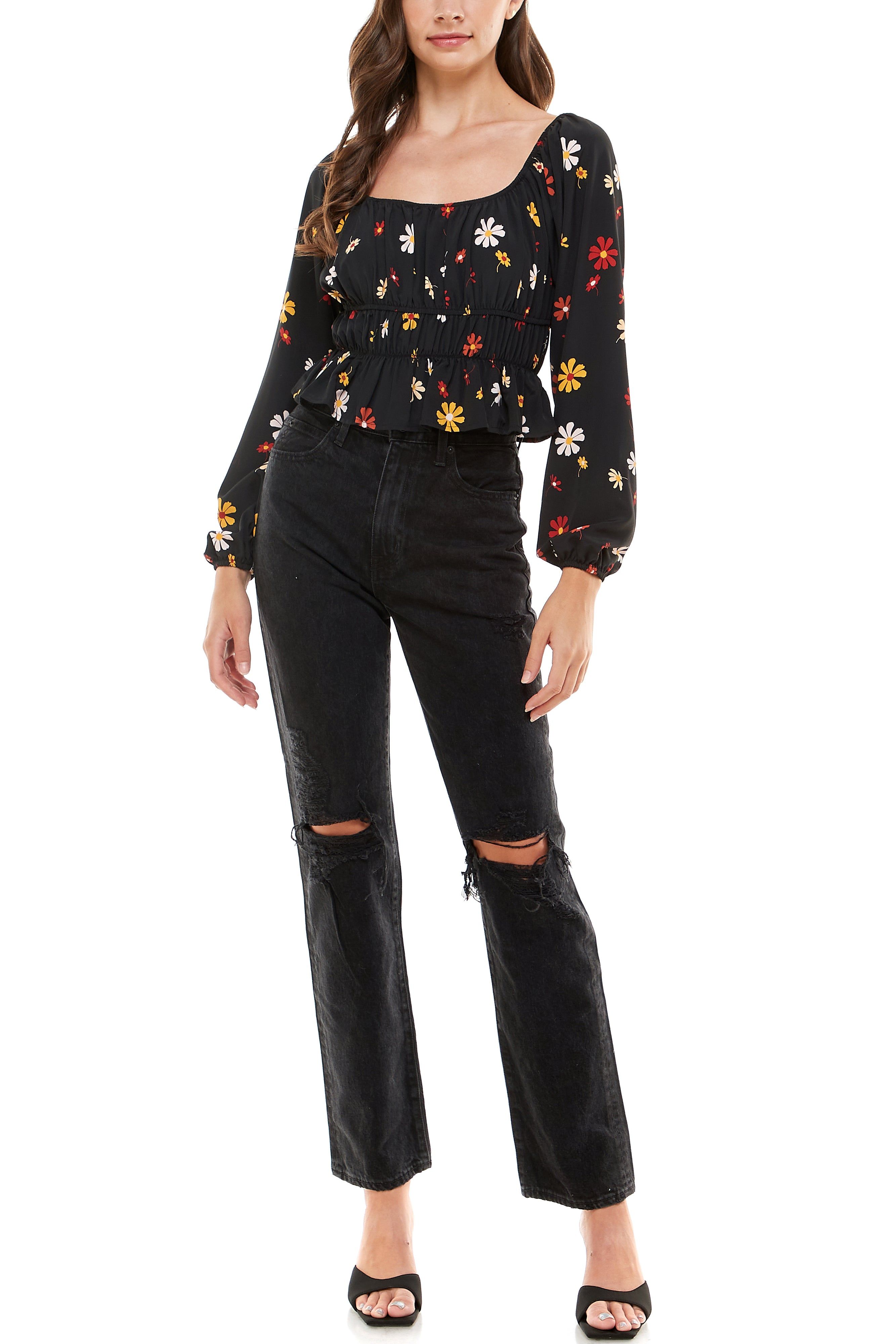 BREA NECK TOP sold by Wayf