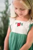 Poinsettia Dress: Spruce sold by Well Dressed Wolf