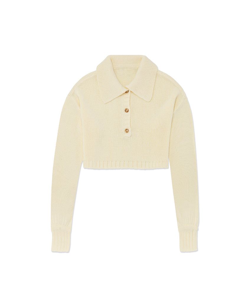 Knit Polo Sweater sold by WeWoreWhat product image thumbnail 2