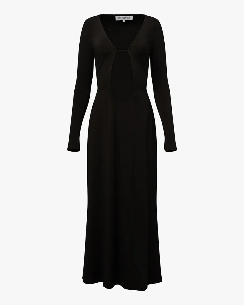 Long Sleeve Cutout Maxi Dress sold by WeWoreWhat product image thumbnail 2