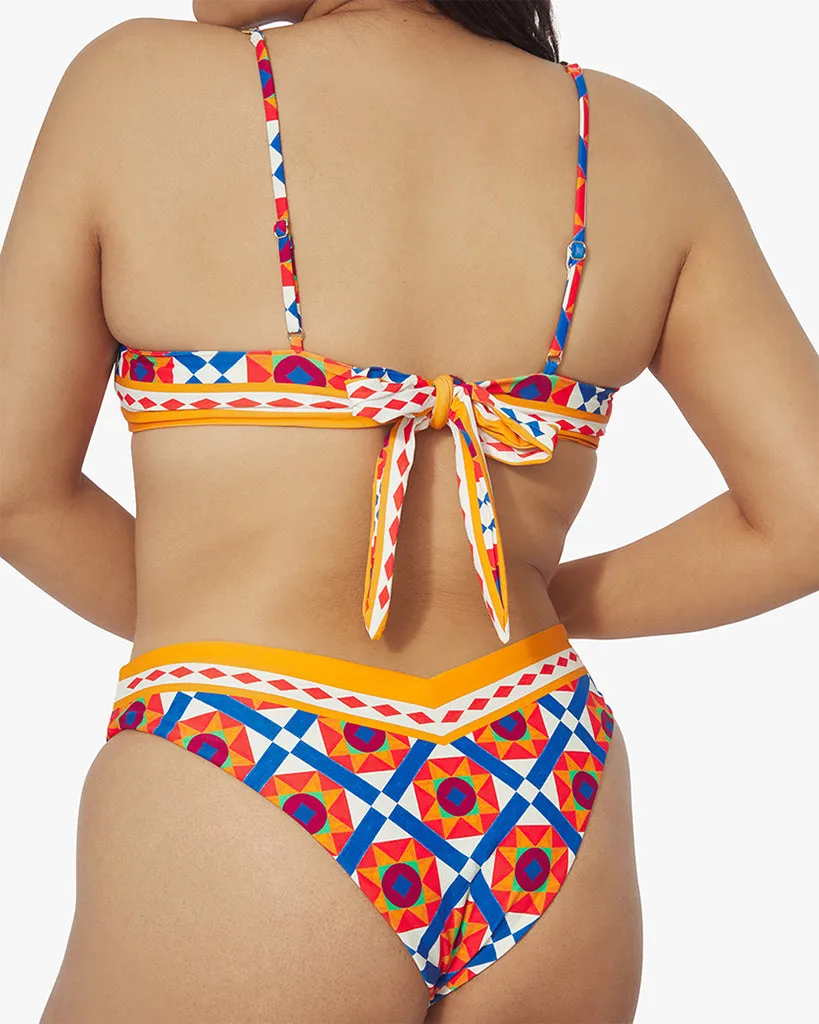 Bandana Mosaic Bikini Top sold by WeWoreWhat product image thumbnail 5