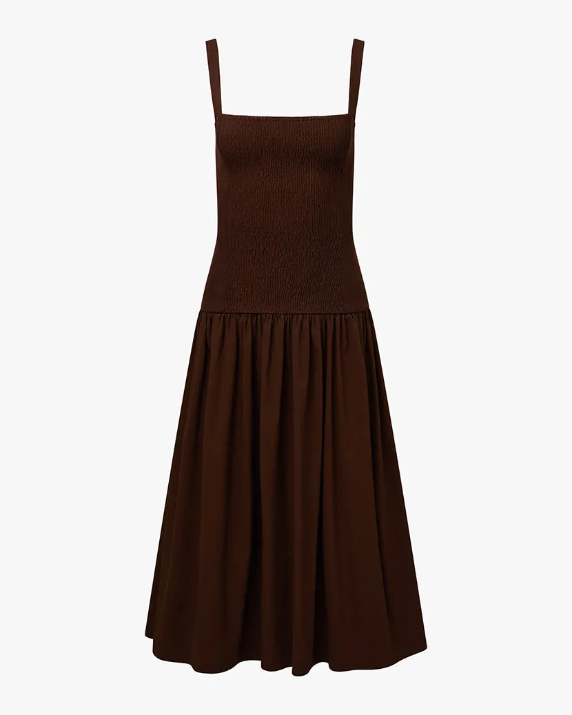 Smocked Drop Waist Midi Dress sold by WeWoreWhat product image thumbnail 2