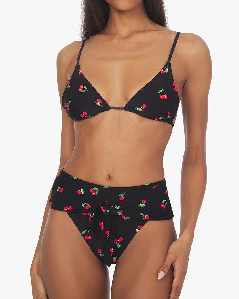 Cooper Cherries Bikini Top sold by WeWoreWhat