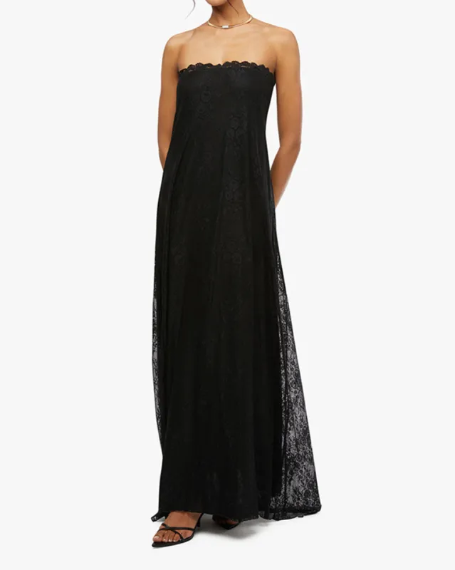 Strapless Lace Maxi Dress sold by WeWoreWhat