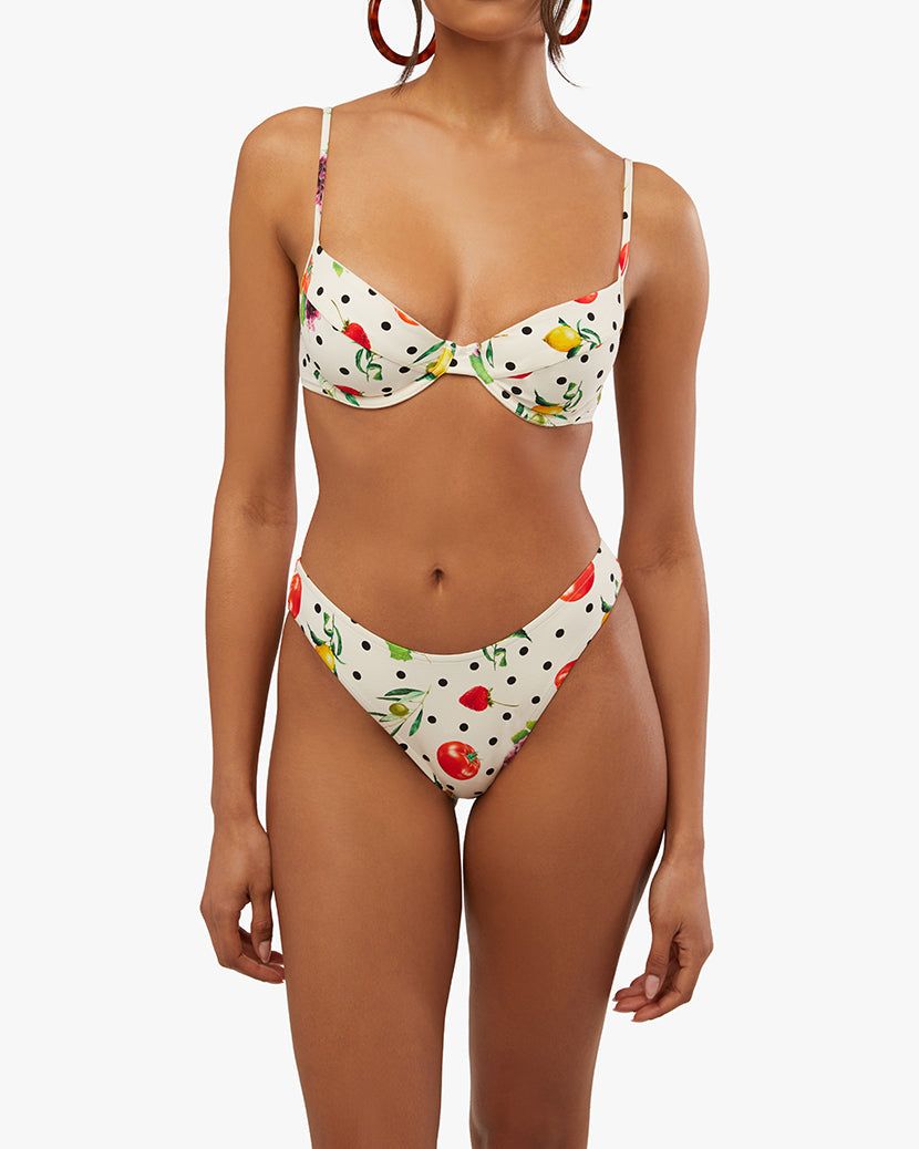 Full Coverage Underwire Fruits Bikini Top sold by WeWoreWhat product image thumbnail 3