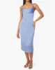 Cowl Satin Charmeuse Midi Dress sold by WeWoreWhat