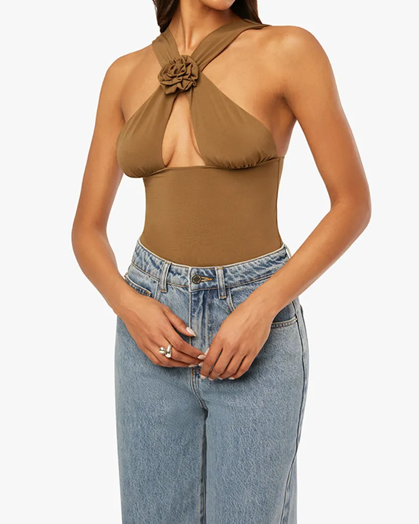 Rose Halter Top sold by WeWoreWhat