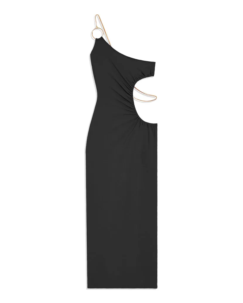 Snake Chain Jersey Knit Cutout Maxi Dress sold by WeWoreWhat product image thumbnail 2