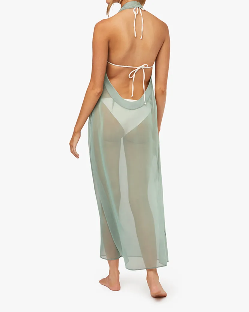 Plunge Halter Maxi Dress sold by WeWoreWhat product image thumbnail 5