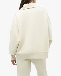 Half Zip Burnout Fleece Pullover sold by WeWoreWhat