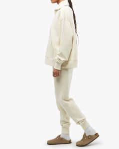 Half Zip Burnout Fleece Pullover sold by WeWoreWhat