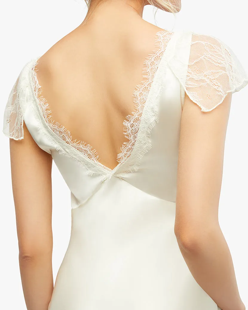 Lace Midi Slip Dress sold by WeWoreWhat product image thumbnail 5