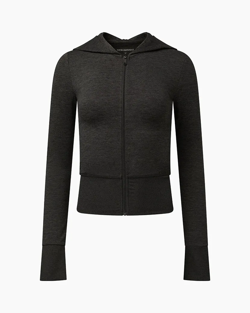 Fitted Zip-Up Hoodie sold by WeWoreWhat product image thumbnail 3