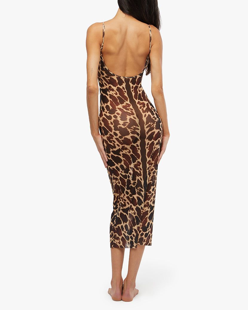 Mesh Scoop Maxi Slip Dress sold by WeWoreWhat product image thumbnail 5