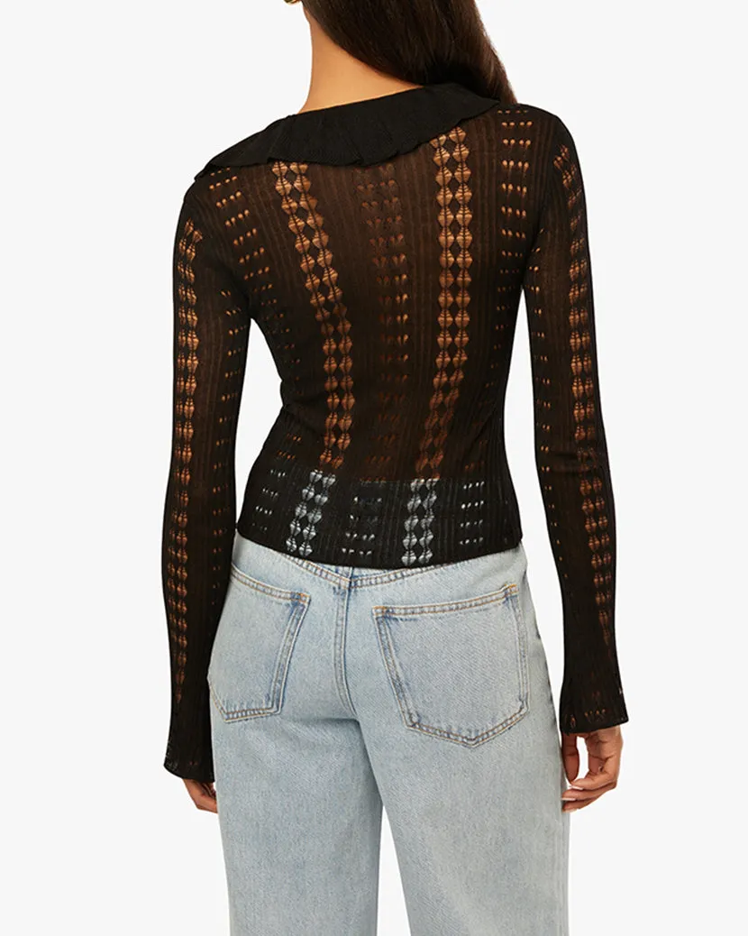 Ruffle Sweater sold by WeWoreWhat product image thumbnail 5