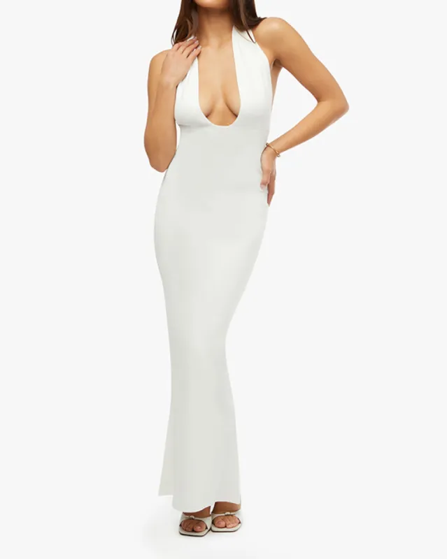 Knit Halter Maxi Dress sold by WeWoreWhat