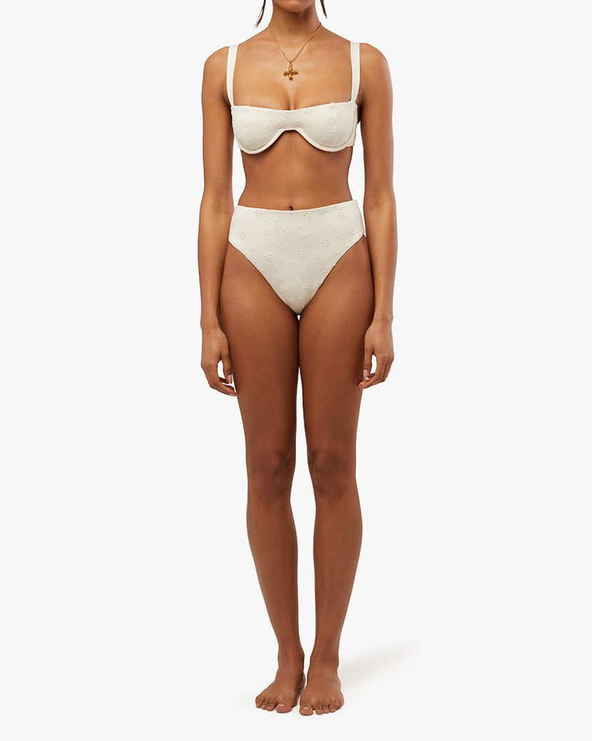 Sorrento Eyelet Bikini Top sold by WeWoreWhat product image thumbnail 6