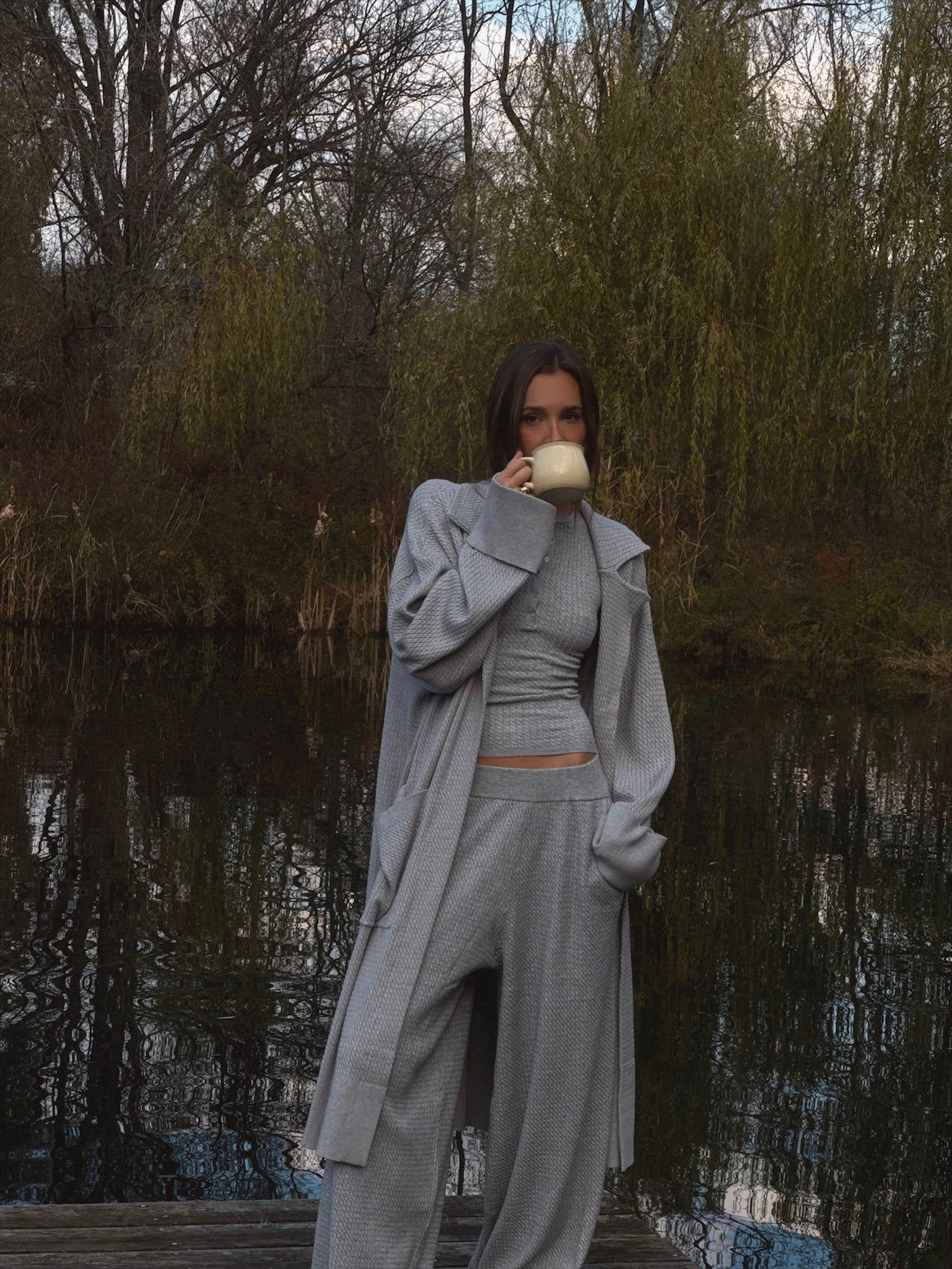 Collar Coatigan sold by WeWoreWhat product image thumbnail 2