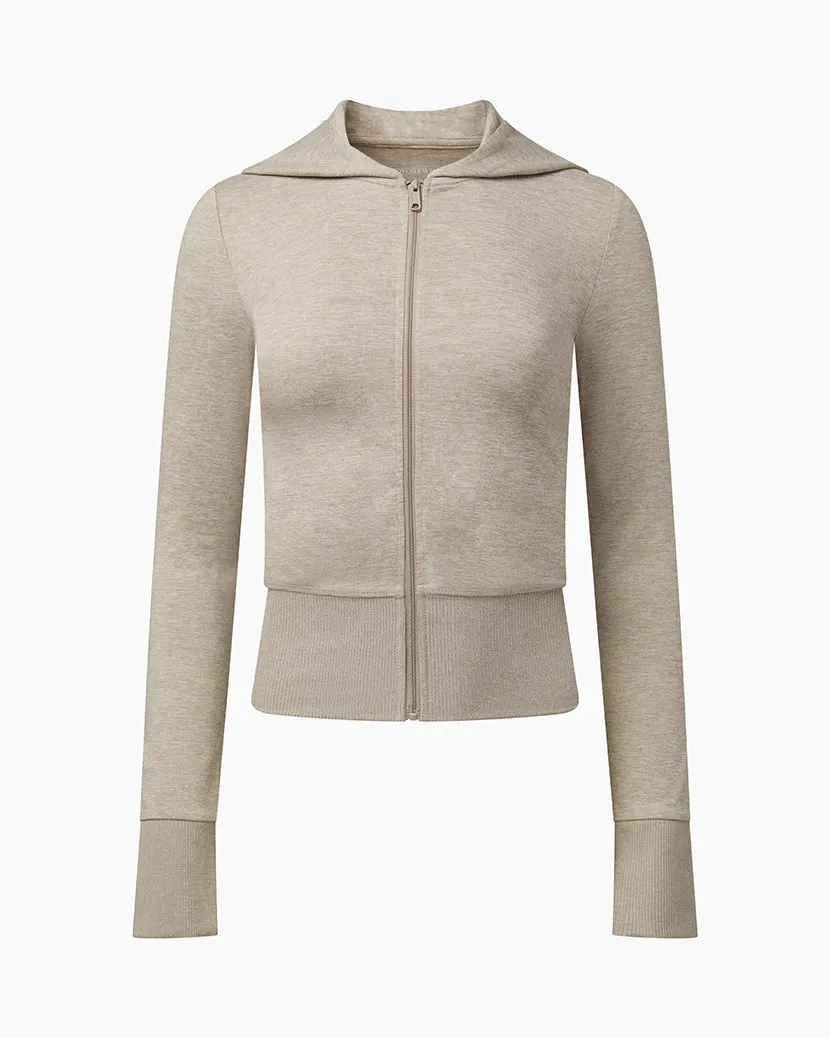 Fitted Zip-Up Hoodie sold by WeWoreWhat product image thumbnail 3