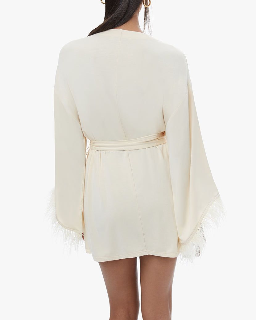 Feather Modal Jersey Robe sold by WeWoreWhat product image thumbnail 4