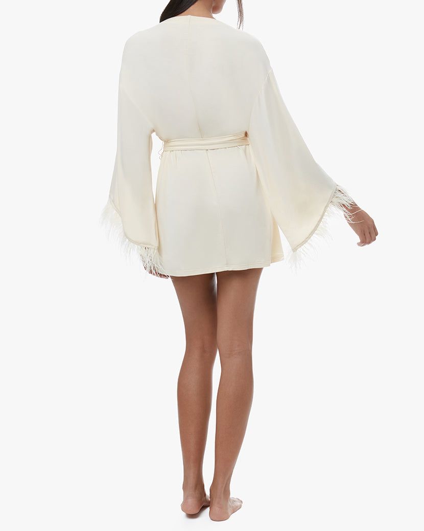 Feather Modal Jersey Robe sold by WeWoreWhat product image thumbnail 7