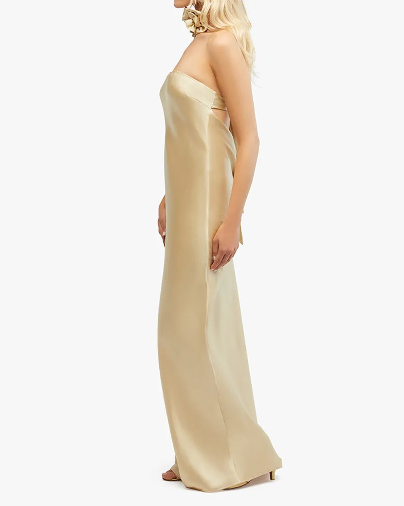 Strapless Silky Maxi Dress sold by WeWoreWhat product image thumbnail 3