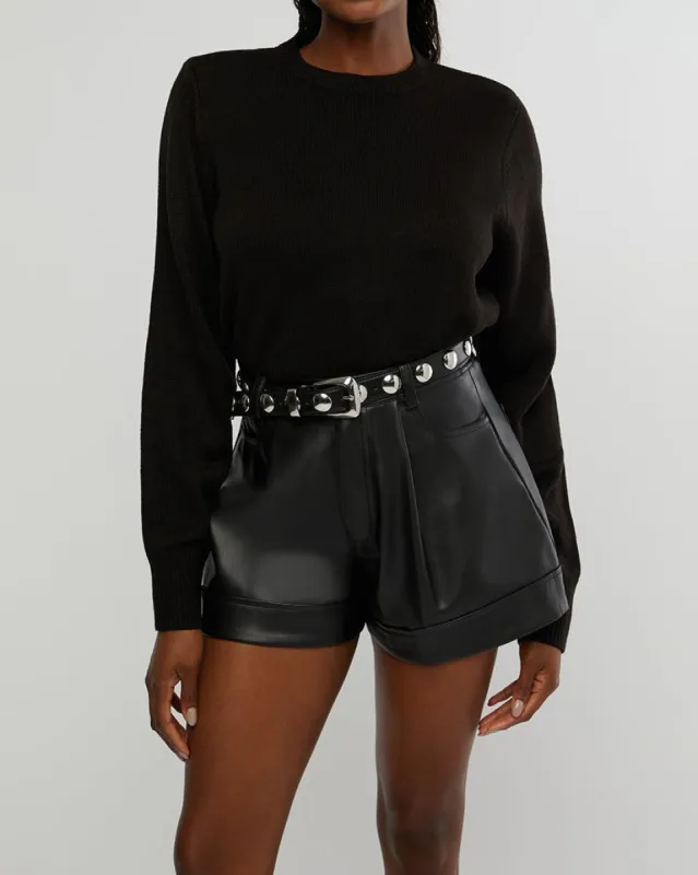 Shoulder Pad Cropped Sweater sold by WeWoreWhat