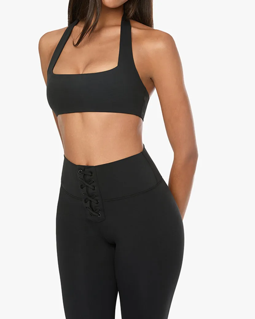 Square Neck Halter Bra sold by WeWoreWhat