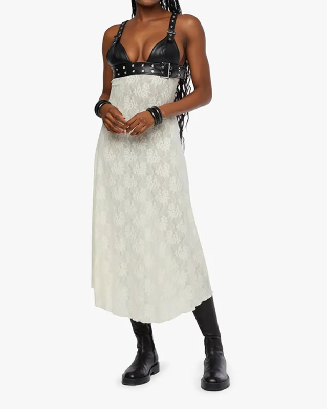 Belt Bodice Midi Dress sold by WeWoreWhat