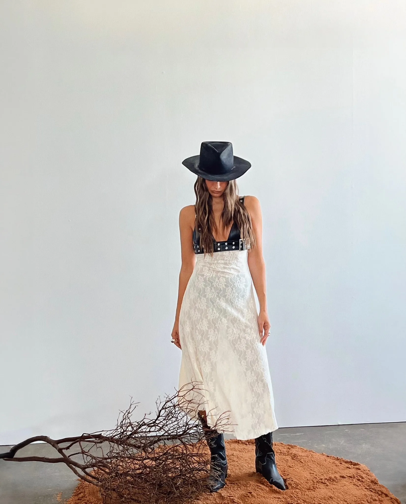 Belt Bodice Midi Dress sold by WeWoreWhat product image thumbnail 3