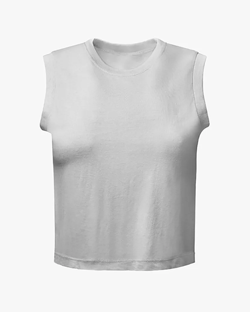 Muscle Cotton Jersey Tee sold by WeWoreWhat