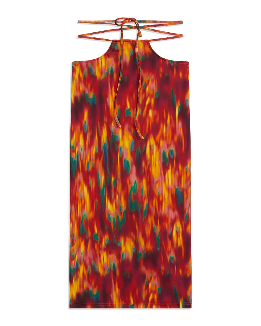 Cutout Fire Tie Dye Midi Skirt sold by WeWoreWhat product image thumbnail 3